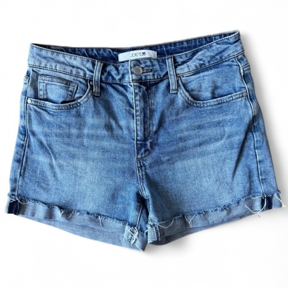 Joe's Jeans Blue Denim High Waist Shorts Size 28 - Picture 1 of 5